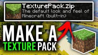 How To Make A Texture Pack In Minecraft (Easy Guide) | Make A Resource Pack