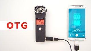 How to Connect Zoom H1 Audio Recorder to Android Smartphone through OTG