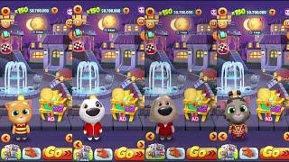 Talking Tom Gold Run Moon Festival event Ginger vs Hank vs Ben vs General Tom vs Roy Raccoon