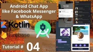 Android Chat App with Firebase - Android Studio Kotlin Tutorial for Beginners  2020 - Kotlin Project