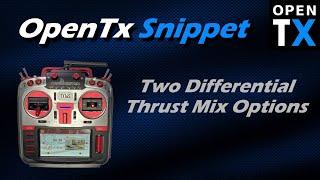 OpenTx Snippet • How-to Setup Differential Thrust