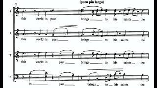 Morning Star (A. Pärt) Score Animation