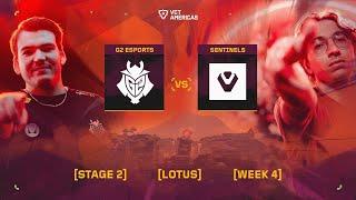 G2 Esports vs Sentinels - VCT Americas Stage 2 - W4D3 - Map 2