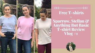 25 Free T-shirt Patterns - My First 3 Made Sew & Tell Part 1 Vlog