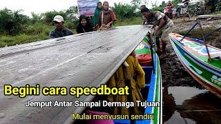 Speedboat cari penumpang sampai antar dermaga bayung lencir#palingcepat#palinggagah