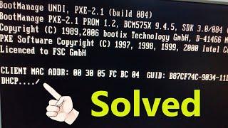 PXE-E53 No boot filename received Problem | حل مشكله البوت من الانترنت