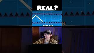 Geometry Dash Impossible Challenge That is Totally Real and Not Hacked #shorts