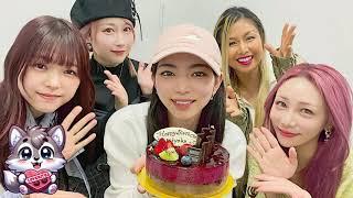 Lovebites Miyako Happy Birthday with Asami,Haruna,Fami and Midori ️