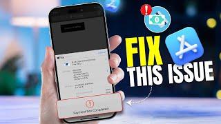 How To Fix Payment Not Completed Free Apps Download Error | Payment Not Completed On App Store