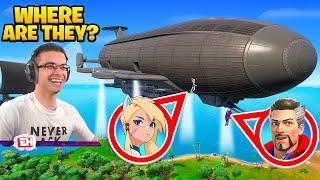 Airship HIDE AND SEEK in Fortnite!