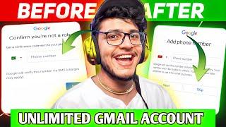 10k Free Gmail | New Tricks | Create Unlimited Account | 100% Methods 2024