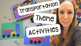 Transportation Theme Activities