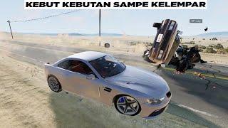 Nantangin Adu Kecepatan Dari Kecelakaan Sendiri Samep Barengan BeamNG Drive Indonesia