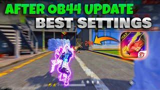 Free Fire OB44 Update Best Settings Sensitivity | Get MORE Headshots with these settings