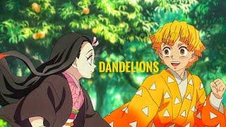 Zenitsu and Nezuko | Dandelions [AMV]