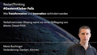 GesternKleberFails - Verkehrsminister Wissing warnt vor einer Stilllegung von älteren Diesel-PKW.