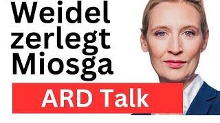 Miosga blamiert sich mit Weidel!