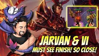 Jarvan & Vi - MUST SEE FINISH | TFT Fates | Teamfight Tactics