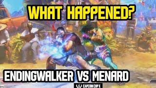 What happened at the end of EndingWalker vs MenaRD match