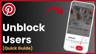 How To Unblock People On Pinterest !