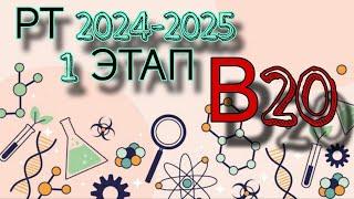 РТ 2024 -2025 1 этап В20