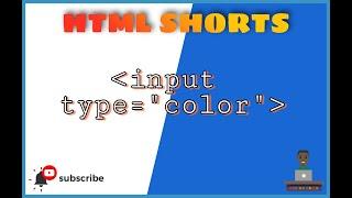 How to use Input Type Color in HTML