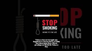 Smoking Thrills, But It Also Kills Please Leave it Today  #shorts  #reality #no smoking