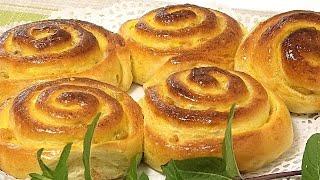 Завитушки с кремом. Булочки-пирожные/Buns with cream