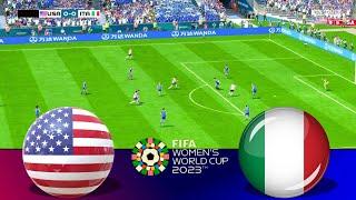 FIFA 23:  USWNT vs. ITALY (w) | Jan 10, 2025 | FIFA Women's World Cup 2023 | PS5 Gameplay