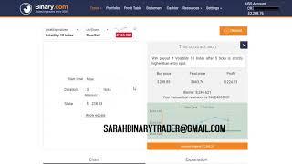 How to Trade Never Losing on Binary.com  - Rise Fall 5 Tick Trading Strategy