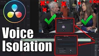 Get PERFECT Audio with DaVinci Resolve 18.5 Voice Isolation