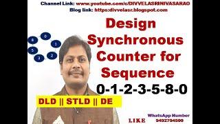 Design a Synchronous Counter for the Sequence 0-1-2-3-5-8-0 || Synchronous Counter || Counters ||