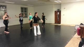 Bristol bellydance class routine 23/10/13