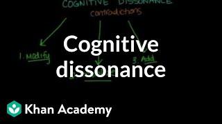 Cognitive dissonance | Behavior | MCAT | Khan Academy