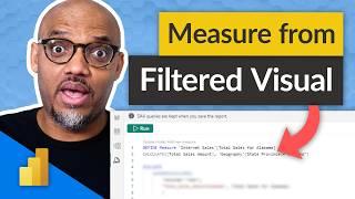 Create a measure from a filtered visual in Power BI? Of Course, you can!