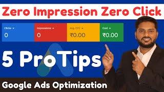 Google ads 0 impressions 0 Click| google ads not running? | google ads eligible but not running