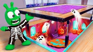 Pea Pea Play in Halloween Secret Room  - Cartoon for kids - PeaPea Wonderland