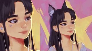 Speedpaint (Paint Tool SAI) Necomimi