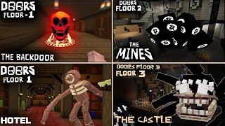 [All Floors] Doors - Backdoor - Hotel - The Mines - The Castle - Minecraft Map