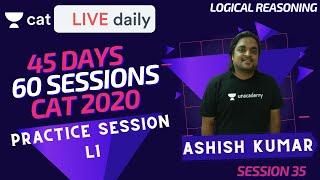 CAT 2020 | 60 Sessions Crash Course! | Practice Session | By Ashish Sir