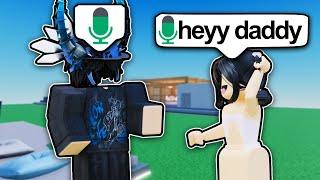 Rizzing GIRLS As A DEEP VOICE E-BOY In Roblox VOICE CHAT