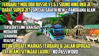 MOD OBB BUSSID V3.6.1 TERBARU SOUND HINO RK8 SUPER JET DARAT , FITUR TERBARU DAN MARKAS TERUPDATE