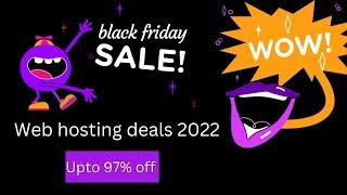 Black Friday web hosting deals 2022| Huge discount top hostings| jitenbloggingtips