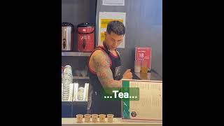 ASIAN HUNK BARISTA WITH SEXY TATTOOS #shorts