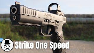 LOWEST Bore Axis Striker gun?? Strike One Speed from American Precision Firearms