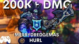 200K+ Dmg Crazy Mid-Air Shots MerryDredgemas (Diamond) Paladins Ranked Competitive Pro Dredge Hurl