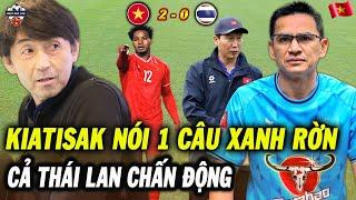 Đại Chiến Việt Nam vs Thái Lan, HLV Kiatisak Nhận Xét 1 Câu Xanh Rờn Khiến Cả Thái Lan Chấn Động