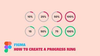 How to create a progress ring by Figma