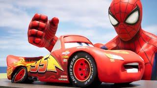 Epic Escape From Spiderman Amazing Maze from  Lightning Mcqueen