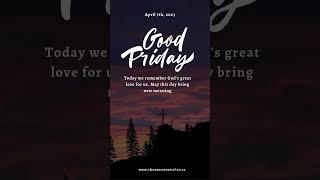 This holiday is also a special time to spend with family and loved ones. Happy #GoodFriday2023